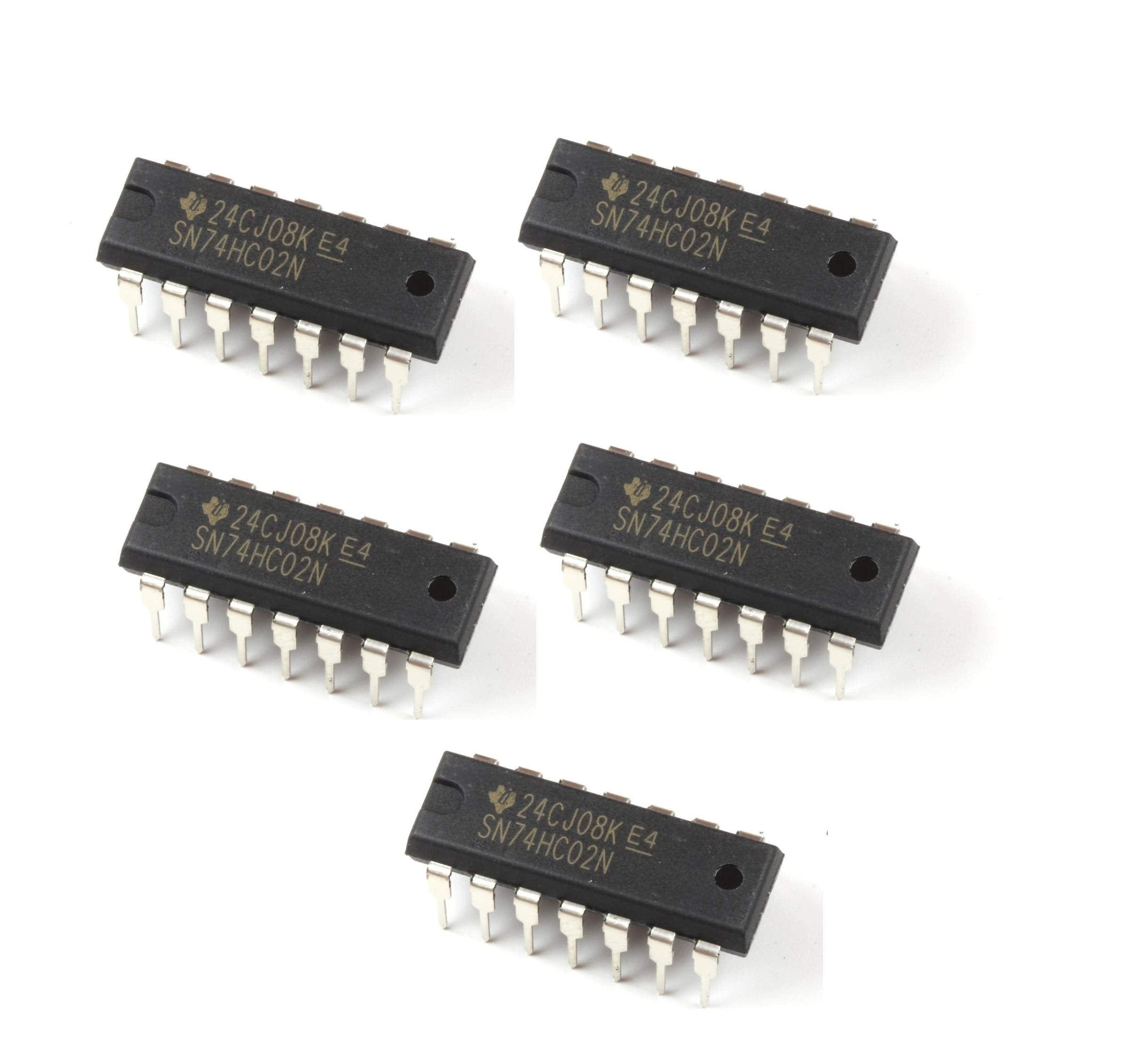 74HC02 Quad 2-Input NOR Gate Digital IC – Pack of 25