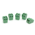 2-Pin Screw Terminal Block – 5.08mm Pitch (Green) 128-02P (Pack of 5)