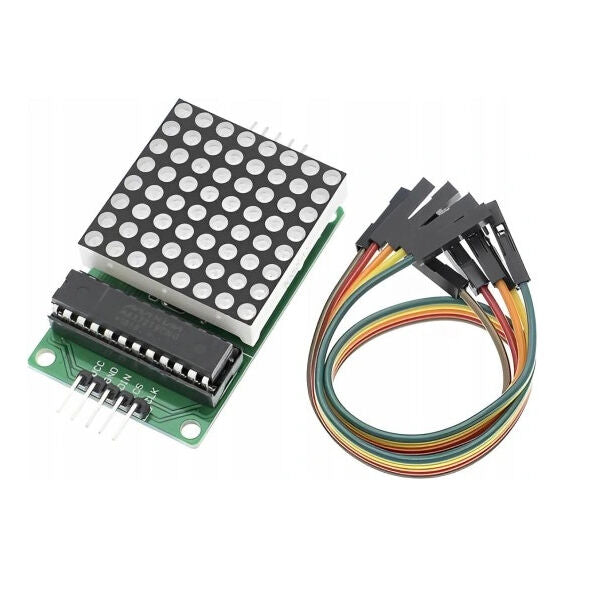 MAX7219 8×8 LED Dot Matrix Display Module – Compact Display Solution for Scrolling Text & Visual Indicators