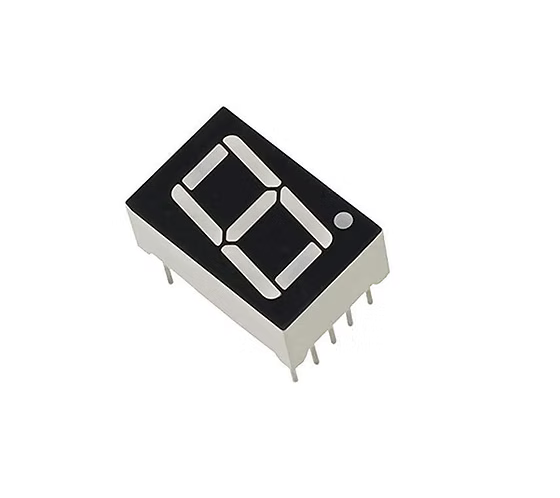 Single Digit 7-Segment Display – Common Anode Red LED Module