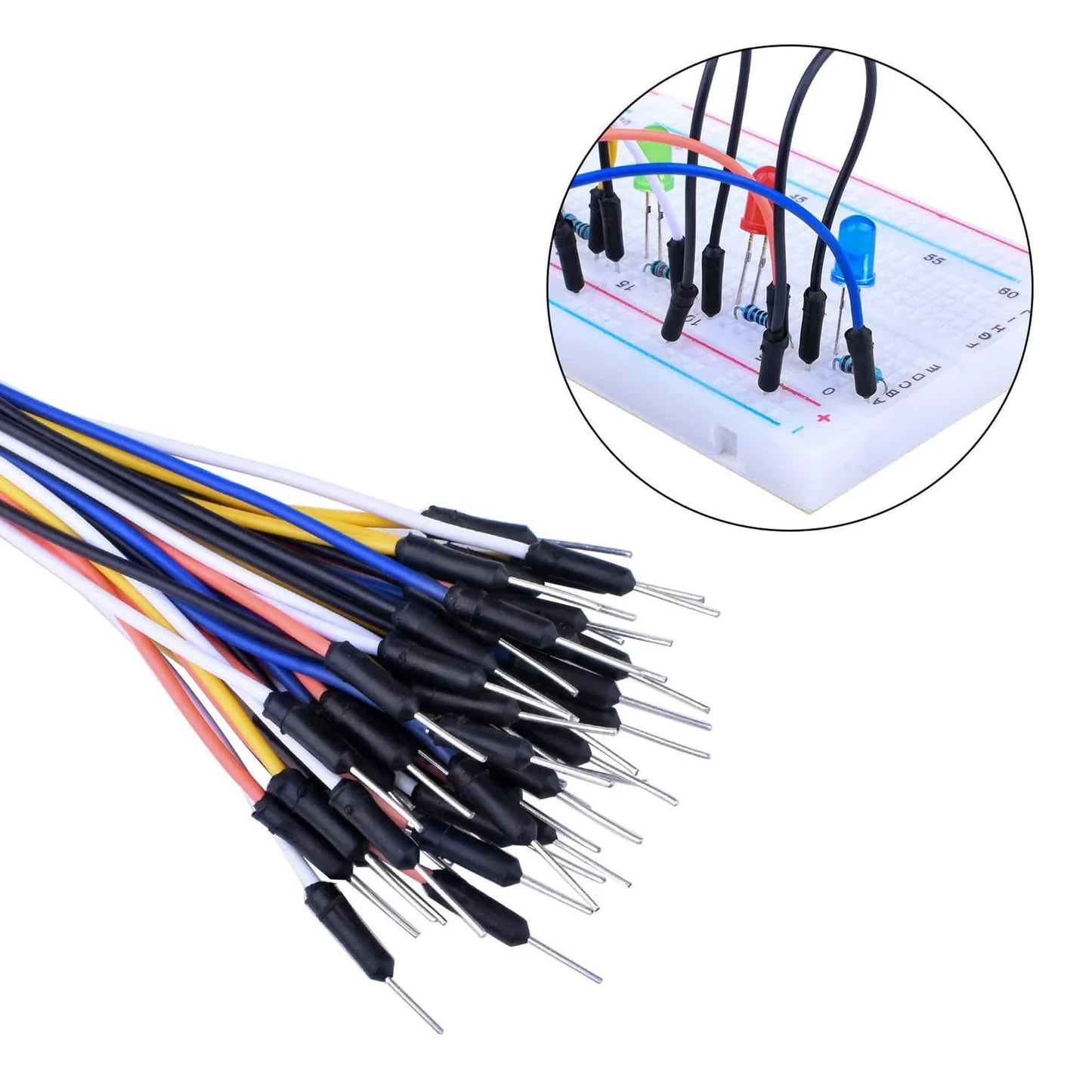 65pcs Flexible Breadboard Jumper Wires