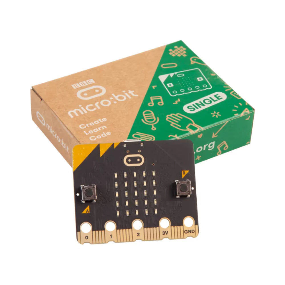 BBC micro:bit V2.21 Pocket-Sized Single Board Computer – STEM Coding & Electronics Development Board
