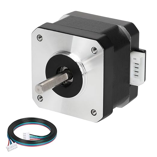 Pro-Range NEMA17 Stepper Motor PR42HS40-1504 (4.2 kg-cm, D-Type Shaft) – High Precision Motor for CNC & 3D Printers
