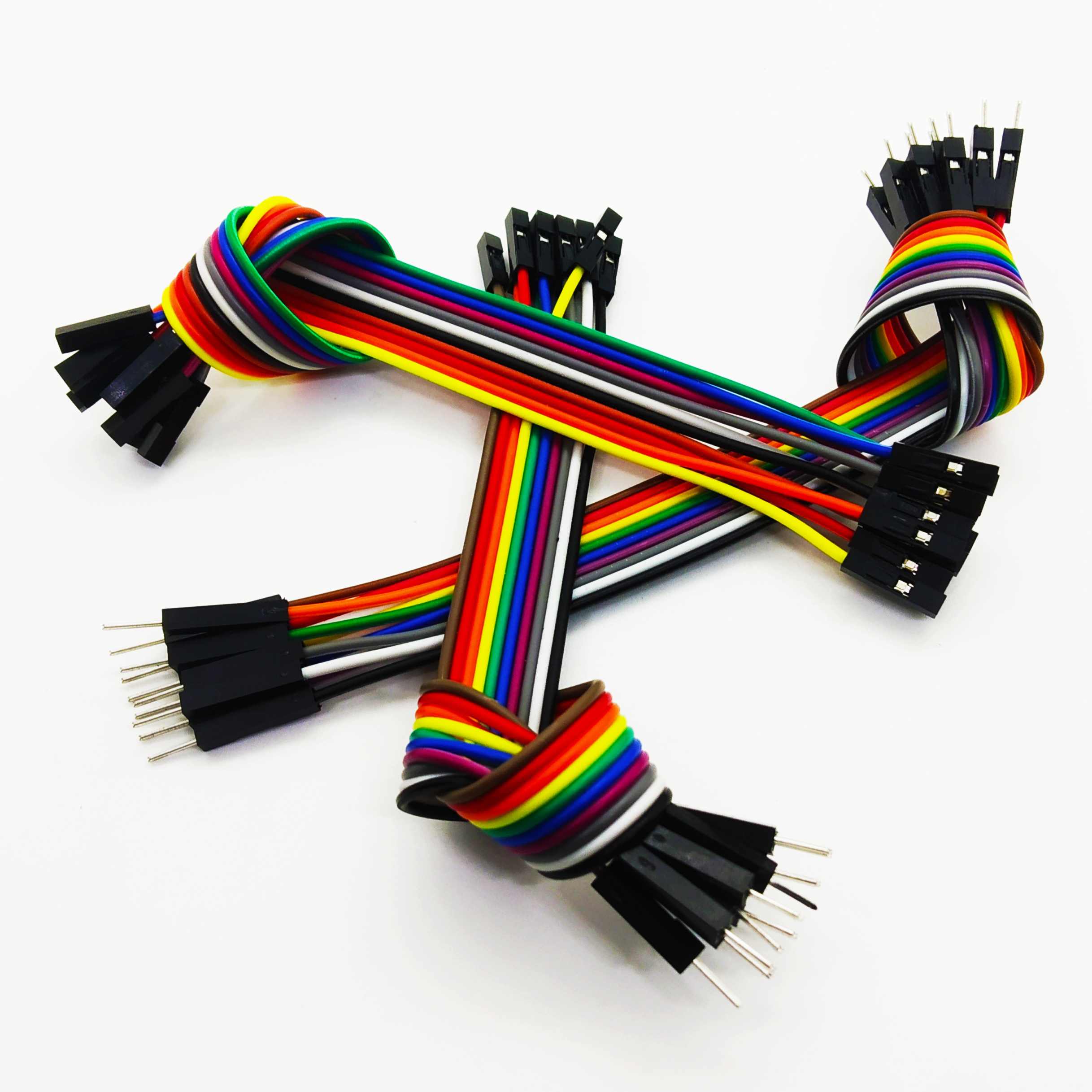Combo – Female to Female, Male to Male & Male to Female Jumper Wires – 40 Pins (20 cm)