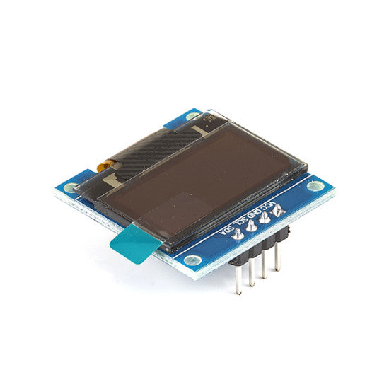 0.96 Inch OLED Display Module – I2C/IIC 128x64 Pixels (4-Pin VGSS) Monochrome Screen for Arduino, ESP32, Raspberry Pi & Embedded Systems