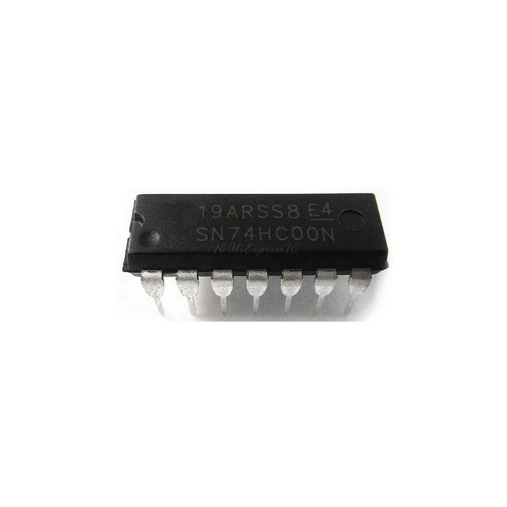 74HC00 Quad 2-Input NAND Gate IC (DIP-14) – High-Speed CMOS Logic IC for Arduino & Digital Electronics