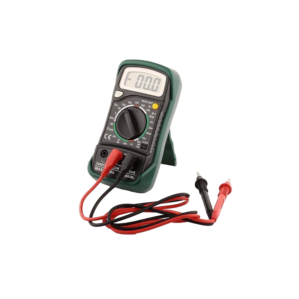 Original Mastech MAS830L Digital Multimeter – Multimeter with Probes