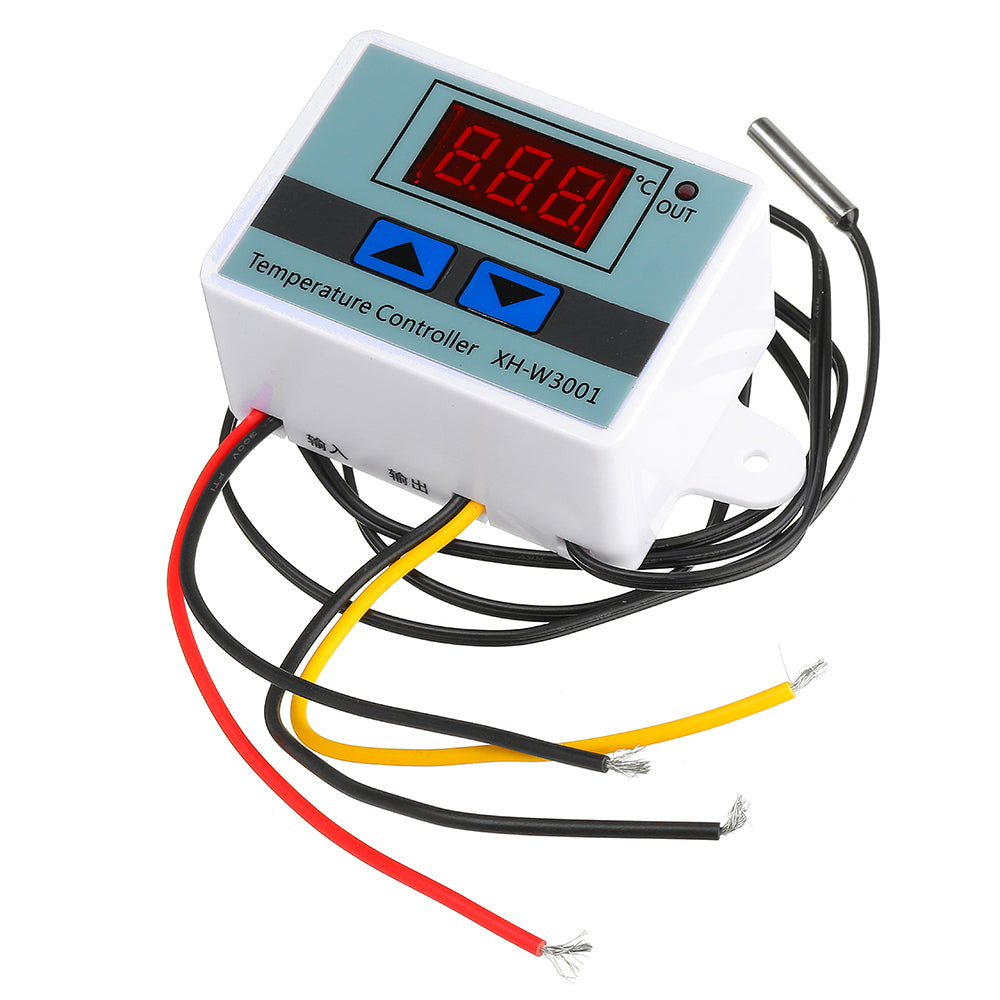 XH-W3001 Digital Temperature Controller Module – 12V/24V/220V (Thermostat Switch Sensor Module)