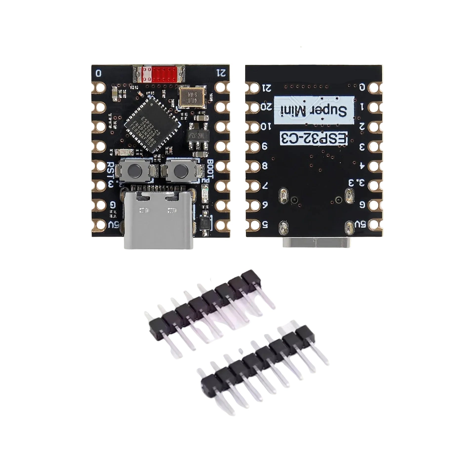 ESP32-C3 Mini Type-C Development Board – RISC-V WiFi & BLE IoT Module (Compact Design)