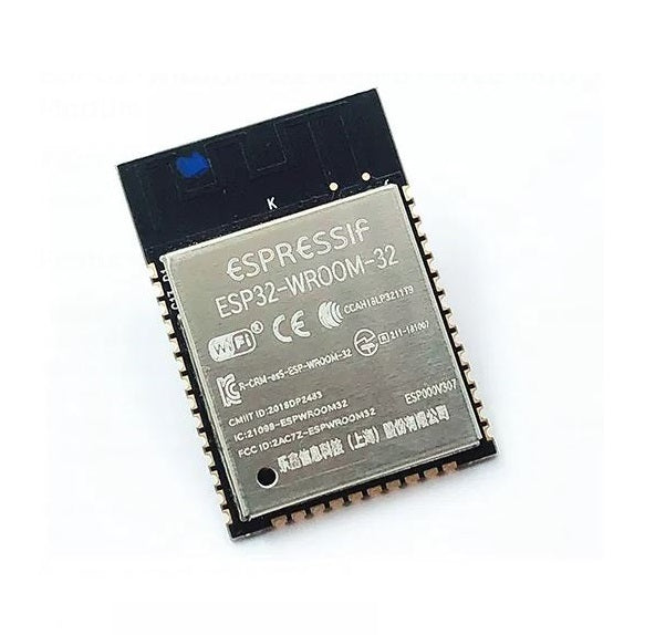 ESP32-WROOM-32 | 4MB (32Mbit) Flash | Wi-Fi + Bluetooth Module
