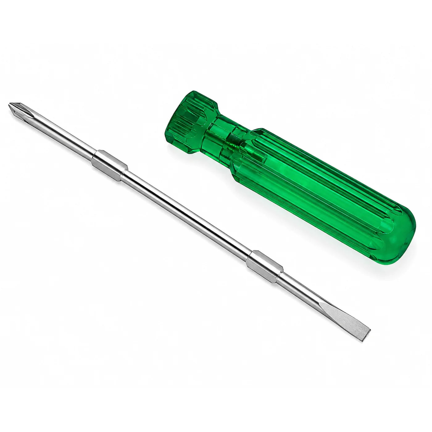 6 × 150mm Medium 2-in-1 Reversible Screwdriver – Flat & Phillips Double-Ended Screwdriver