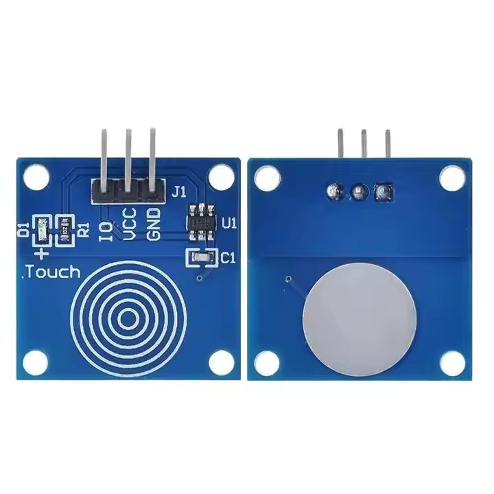 Digital Sensor TTP223B Module – Capacitive Touch Switch for Contactless Control(Pack of 2)