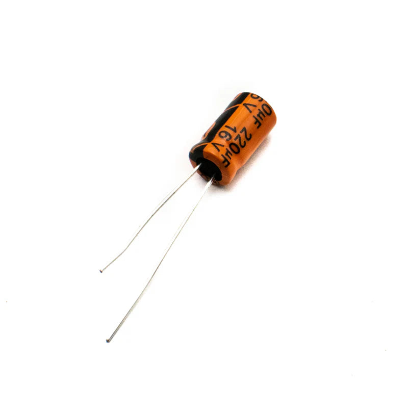 Buy 220µF 16V Electrolytic Capacitors – 50 Pcs | High-Quality Electronic Components