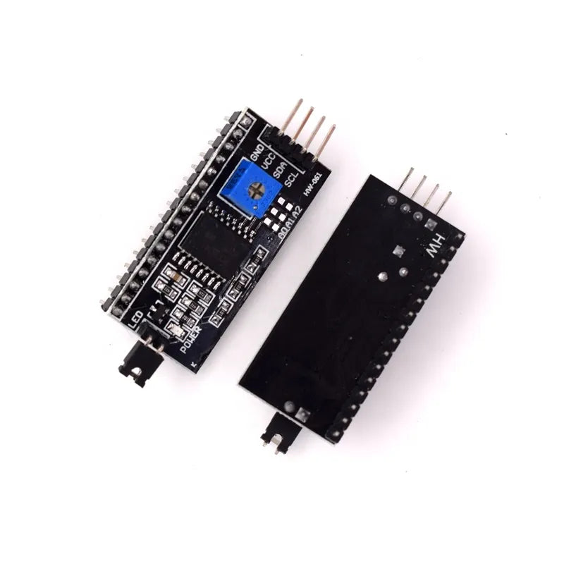 I2C Interface Module for 16×2 (1602) LCD – Simplified Display Connectivity for Arduino & ESP Projects