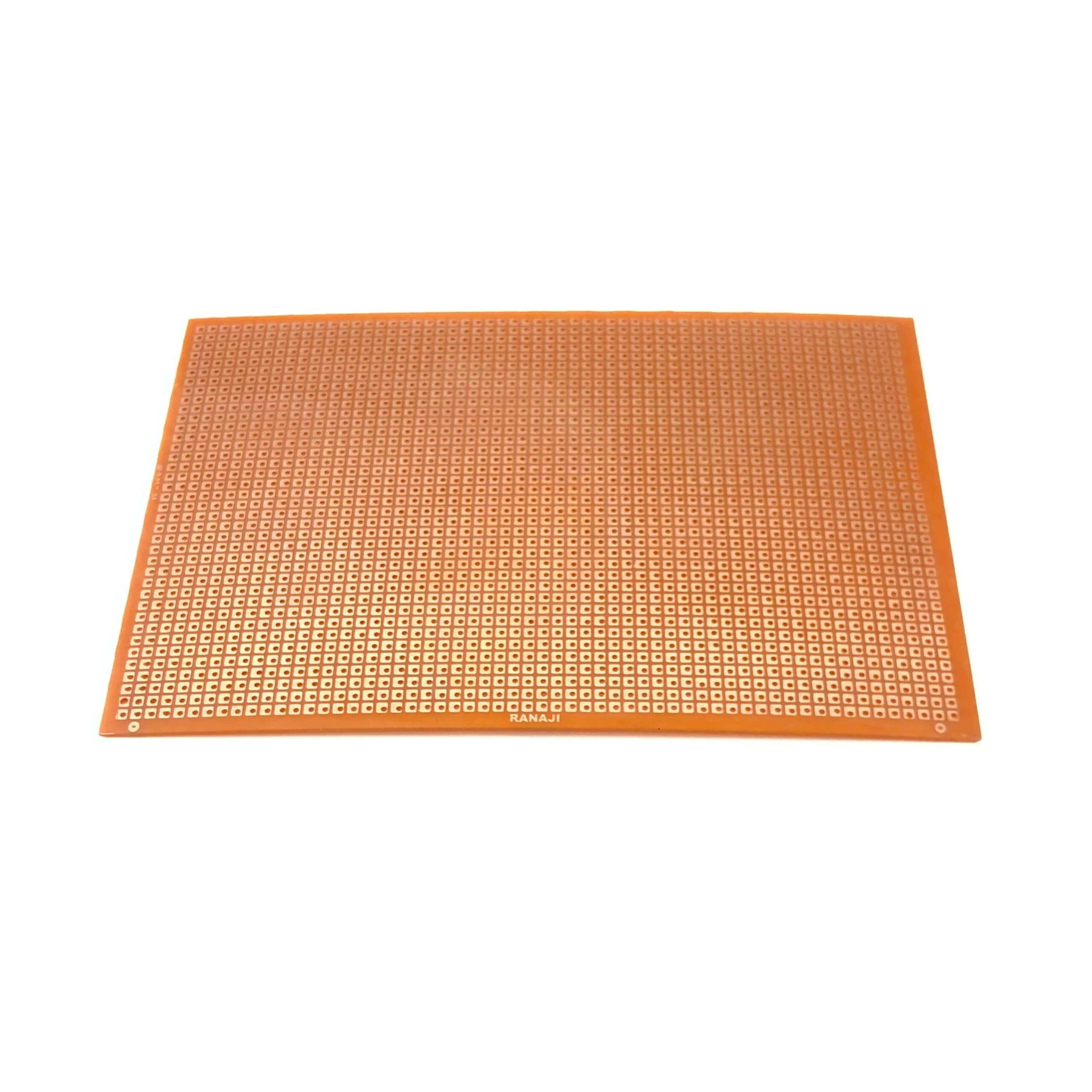 Zero PCB FR4 Single Copper Side 6×4 inch, 1.6mm (Pack of 2) | Durable PCB Laminate