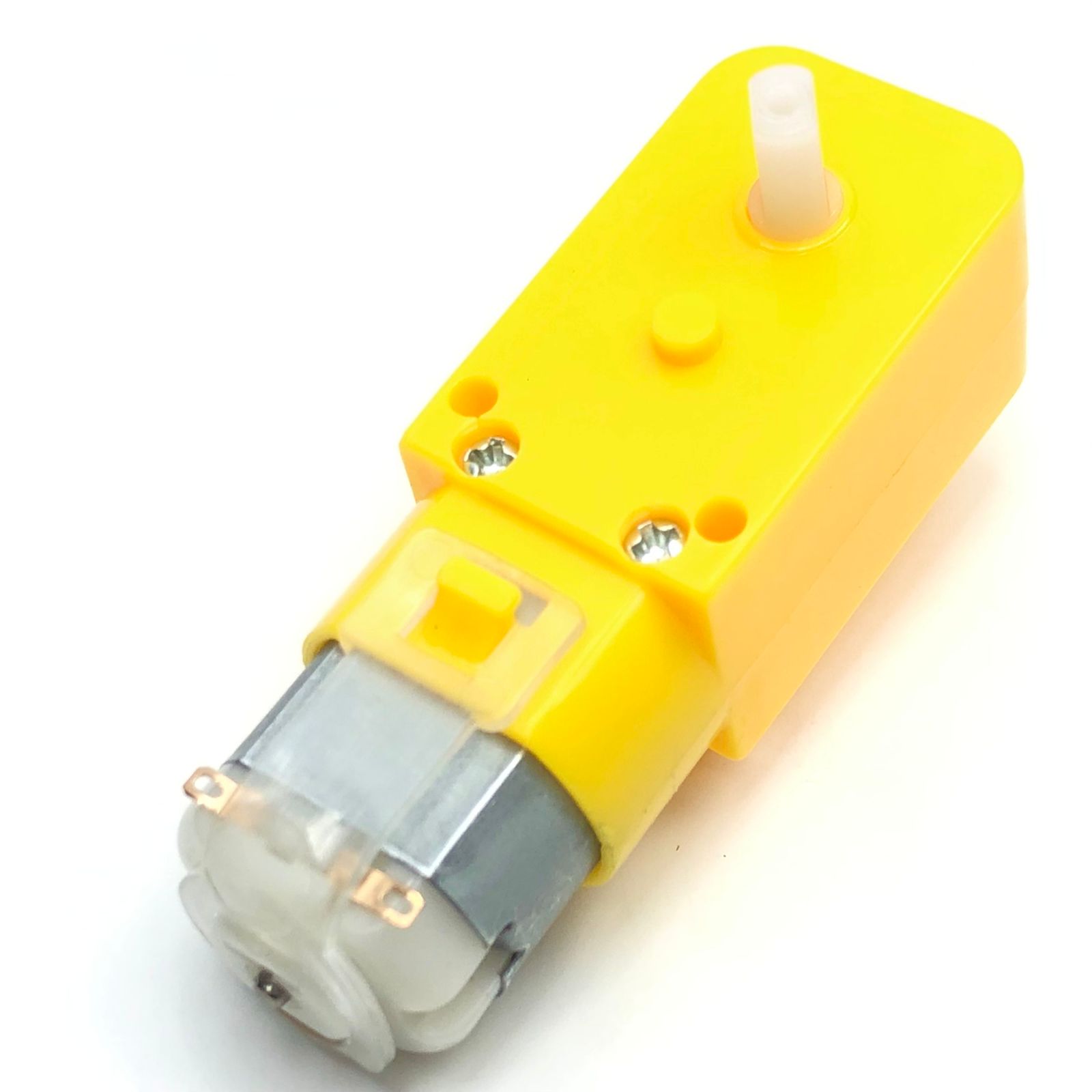 Dual Shaft BO Motor – Straight (Yellow) Pack of 4 | Lightweight DC Geared Motor for Robotics & DIY Projects