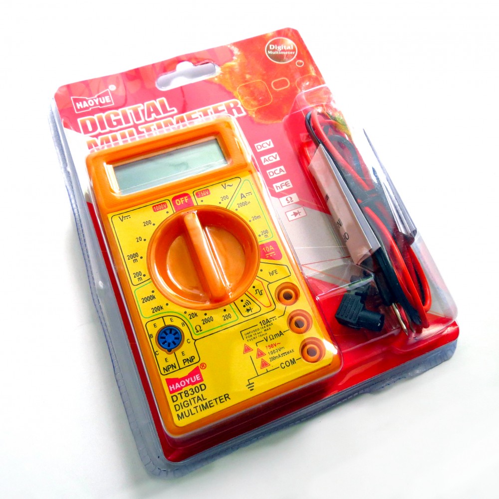 Haoyue DT830D Digital Multimeter – LCD Display, AC/DC Measurement