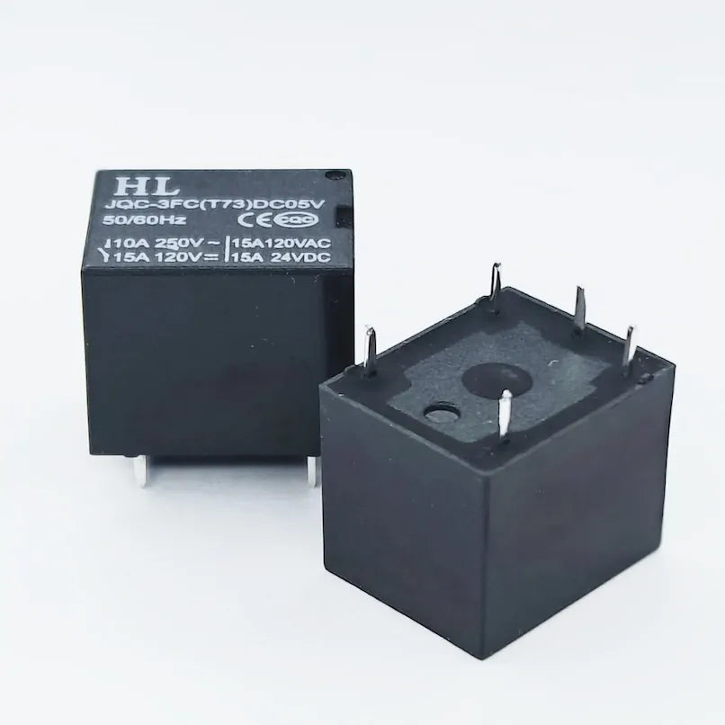 5V 10A SPDT PCB Mount Relay – SPDT High Power Electromagnetic Relay for AC/DC Load Switching