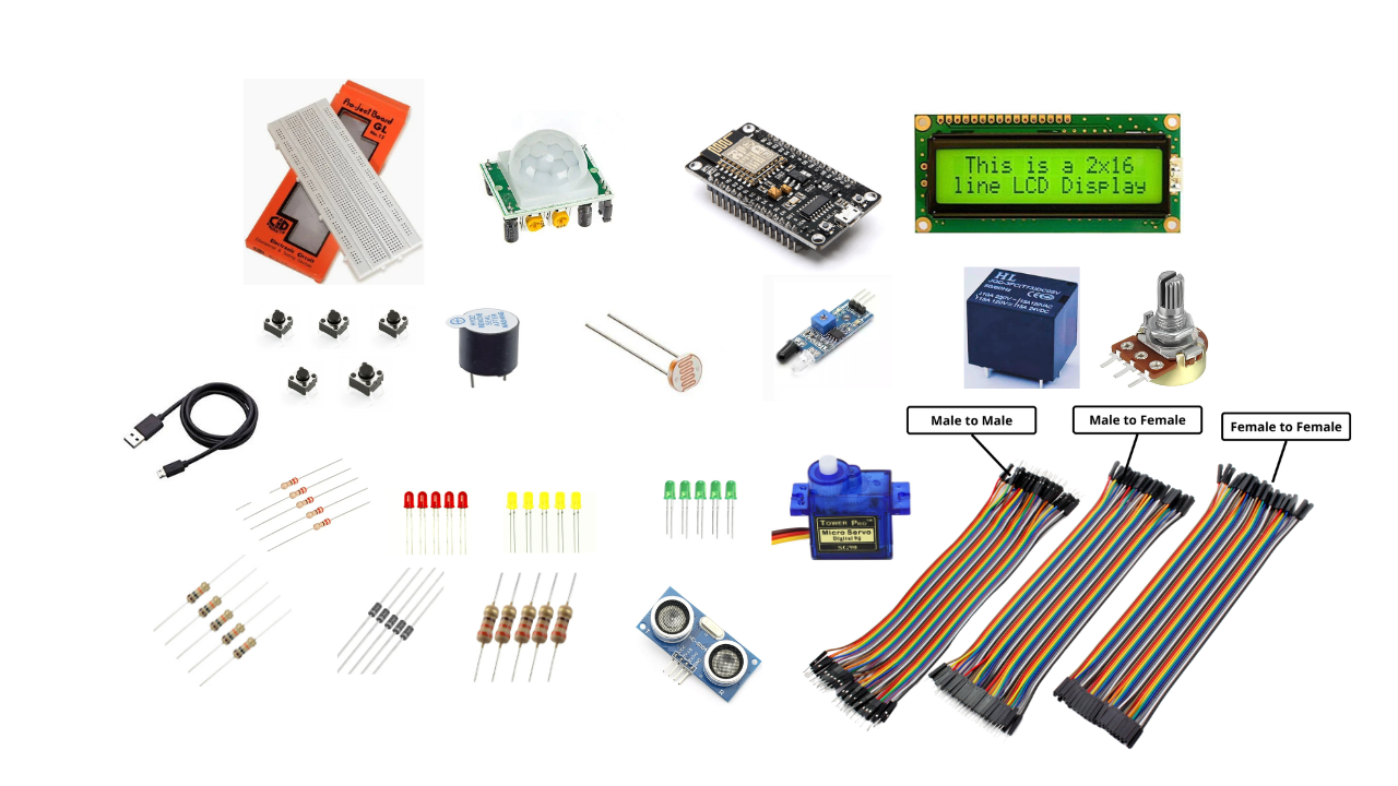 ESP8266 NodeMCU WiFi IoT Starter Kit for Beginners