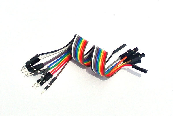 Male to Female Jumper Wires – 40 Pins (20 cm) | Pack of 2