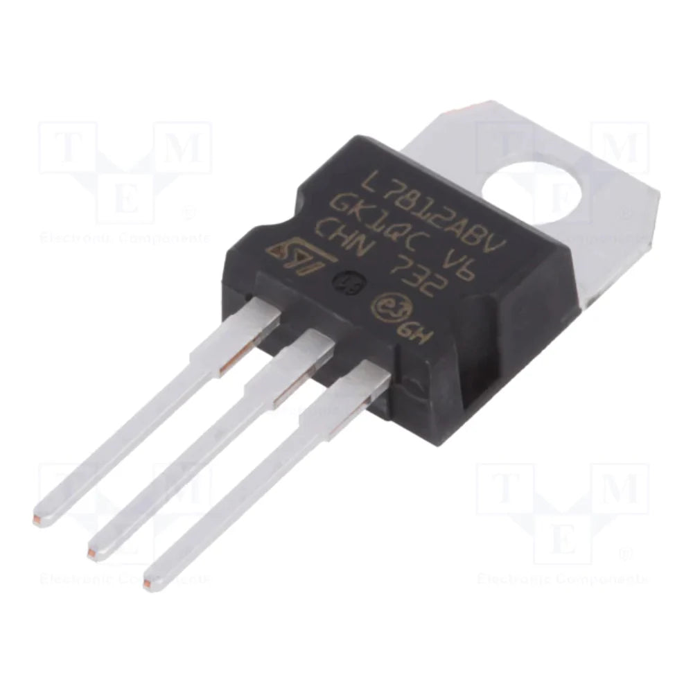 LM7812 12V Voltage Regulator IC – 7812 Positive Linear Regulated Power Supply (TO-220)