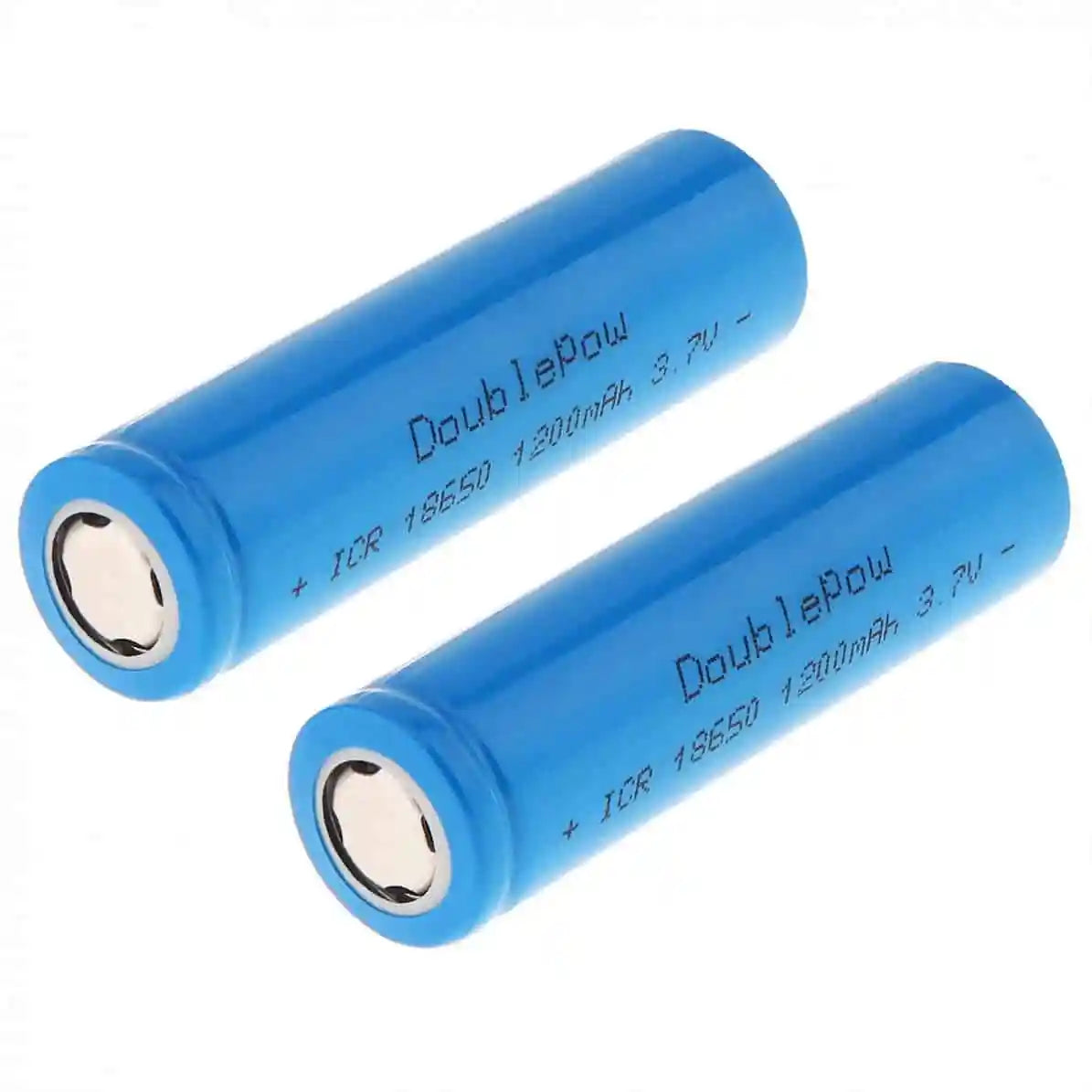 18650 Li-ion Rechargeable Battery – 1200mAh – 3.7V (Blue) | Pack of 2