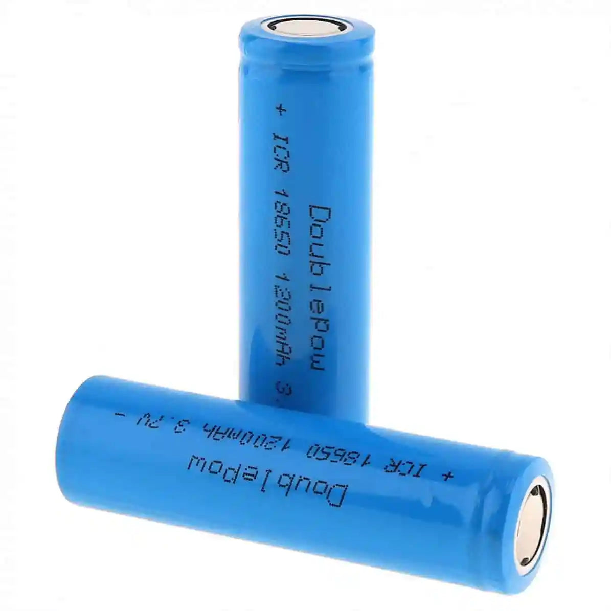 18650 Li-ion Rechargeable Battery – 1200mAh – 3.7V (Blue) | Pack of 2