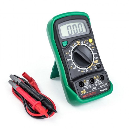 Original Mastech MAS830L Digital Multimeter – Multimeter with Probes