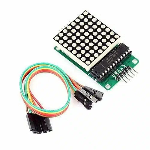 MAX7219 8×8 LED Dot Matrix Display Module – Compact Display Solution for Scrolling Text & Visual Indicators