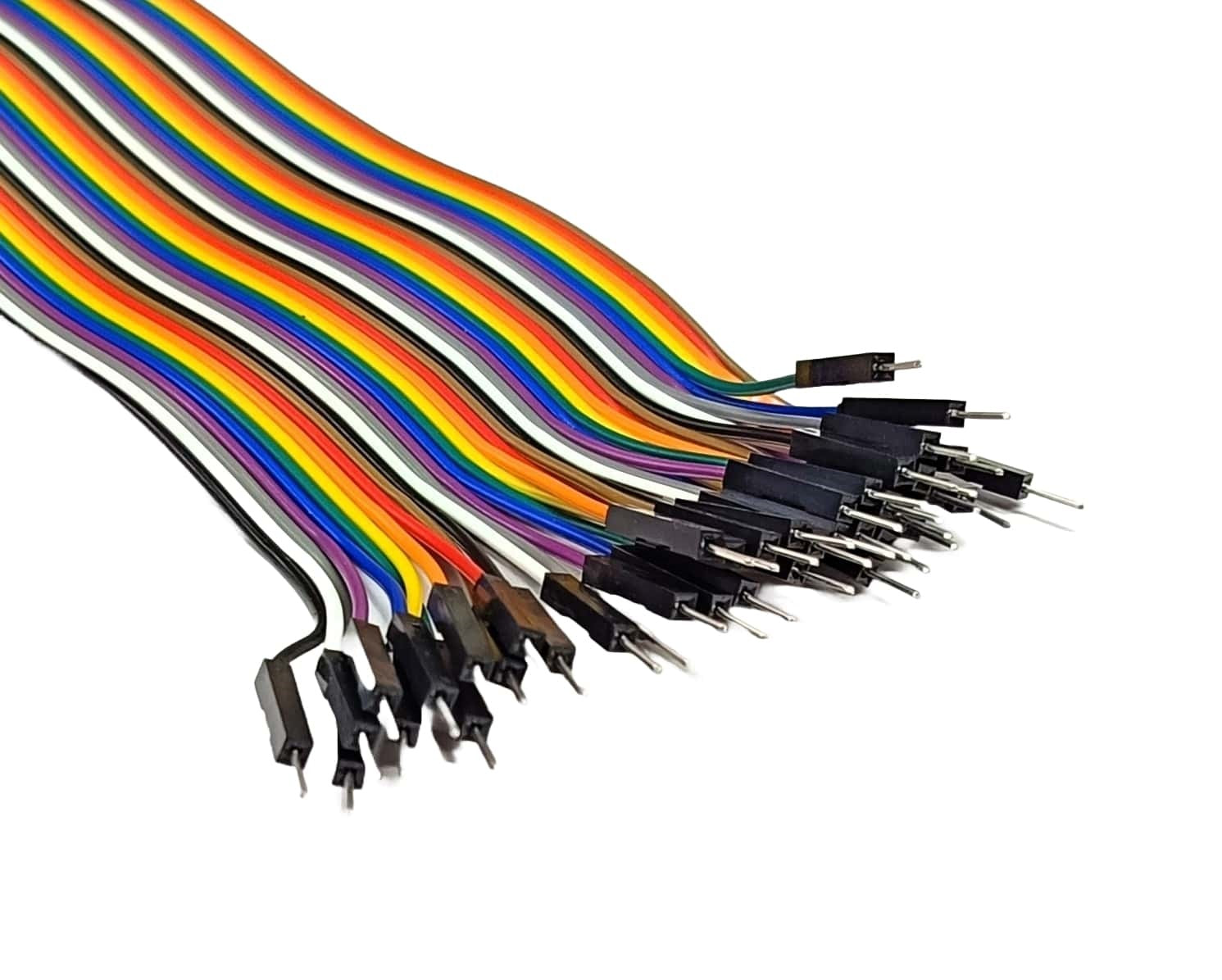 Male to Male Jumper Wires – 40 Pins (20 cm) | Pack of 2