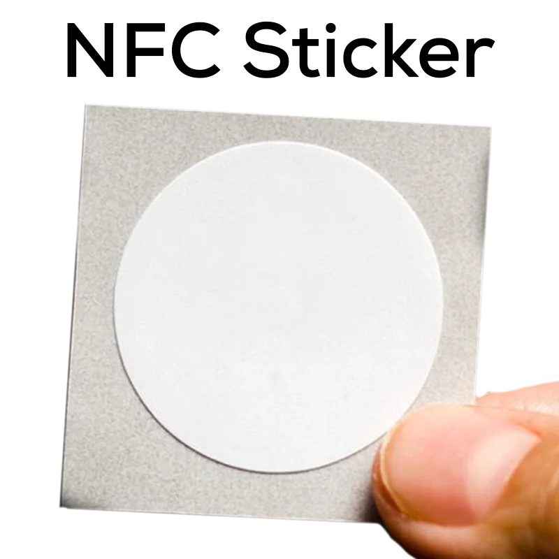 NFC Sticker 13.56MHz ISO14443A RFID Tag – Programmable Contactless NFC Smart Sticker for IoT & Automation