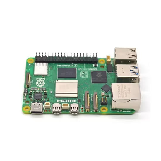 Raspberry Pi 5 1GB RAM Single Board Computer – Quad-Core 64-Bit ARM Linux Development Board for IoT, AI & Embedded Projects