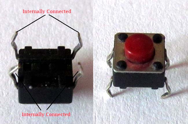 Micro Button Structure Momentry Push Button Switch – Micro Push-to-On (Pack of 5) – Elecsynergy
