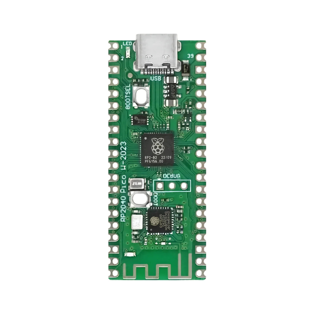 Raspberry Pi Pico W Compatible Development Board (Soldered)– RP2040 Dual-Core Microcontroller with Wi-Fi & Bluetooth for IoT Projects