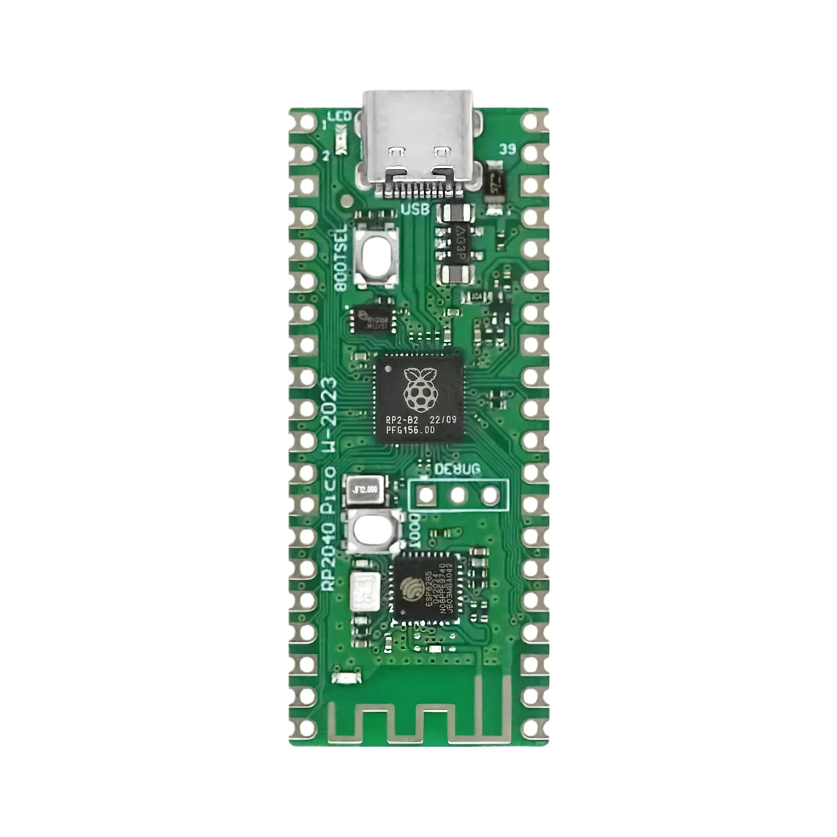 Raspberry Pi Pico W Compatible Development Board (Soldered)– RP2040 Dual-Core Microcontroller with Wi-Fi & Bluetooth for IoT Projects