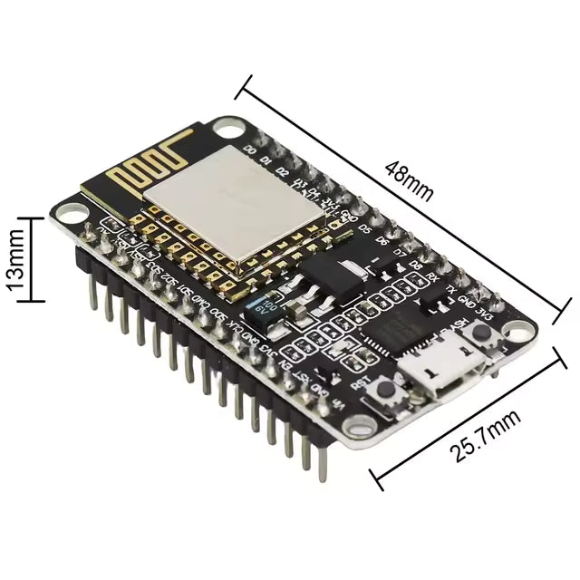 NodeMCU ESP8266 Development Board with CP2102 USB – WiFi IoT Controller