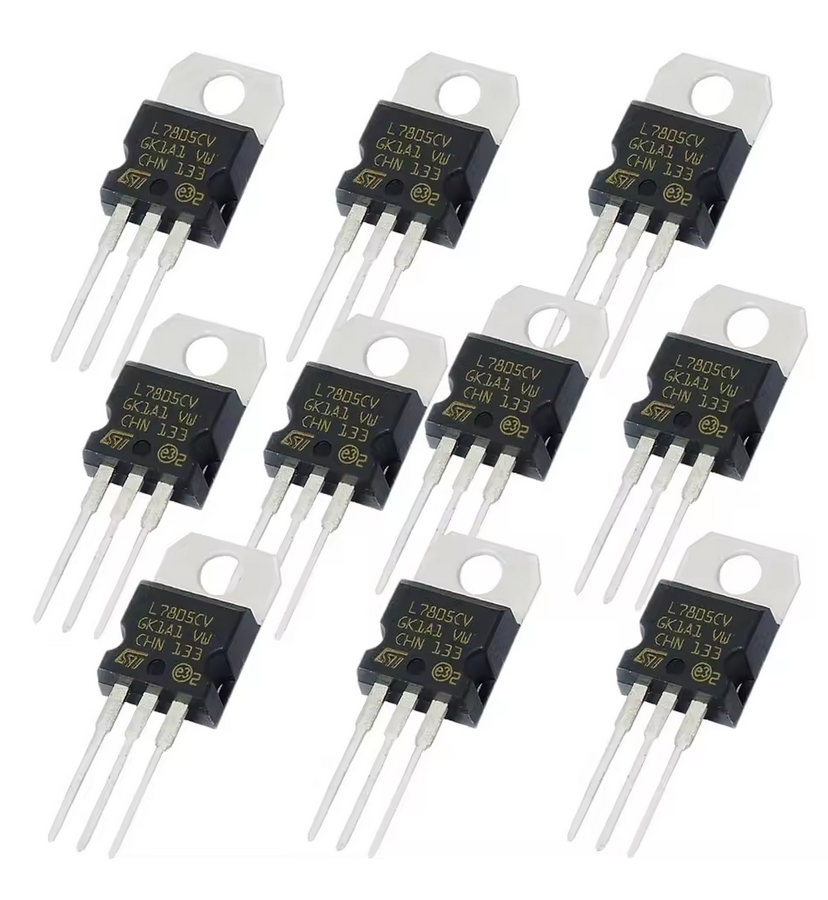 7805 Voltage Regulator IC – 5V Output | TO-220 Package | Pack of 10