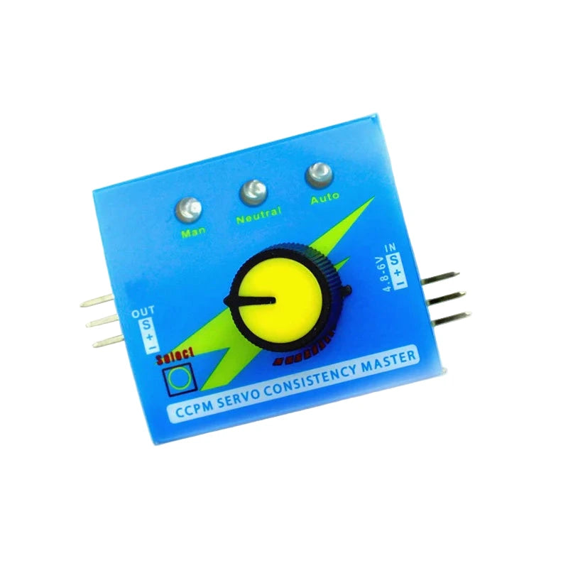 4.8–6V Servo Motor Tester – Manual, Neutral & Automatic Modes