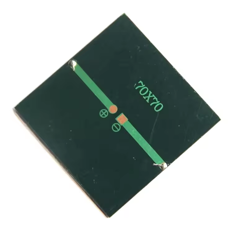 70×70mm Mini Solar Panel – Compact Solar Power Module for DIY Electronics, Arduino & IoT Projects