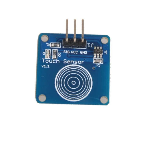 Digital Sensor TTP223B Module – Capacitive Touch Switch for Contactless Control(Pack of 2)