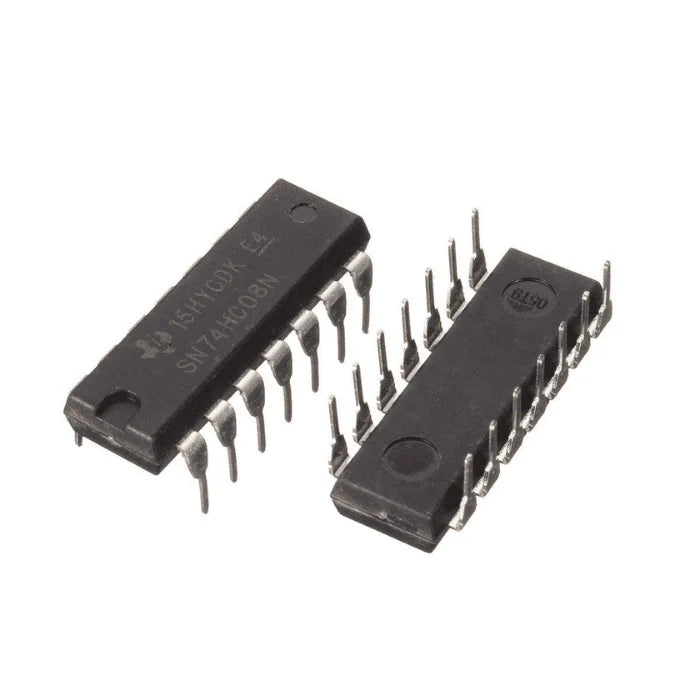 74HC08 Quad 2-Input AND Gate IC (DIP-14) – High-Speed CMOS Logic IC for Arduino & Digital Electronics
