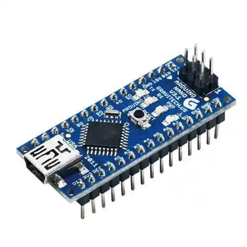 Nano Board R3 with CH340 Chip Mini-USB Port compatible with Arduino (Unsoldered) with cable – 50 CM