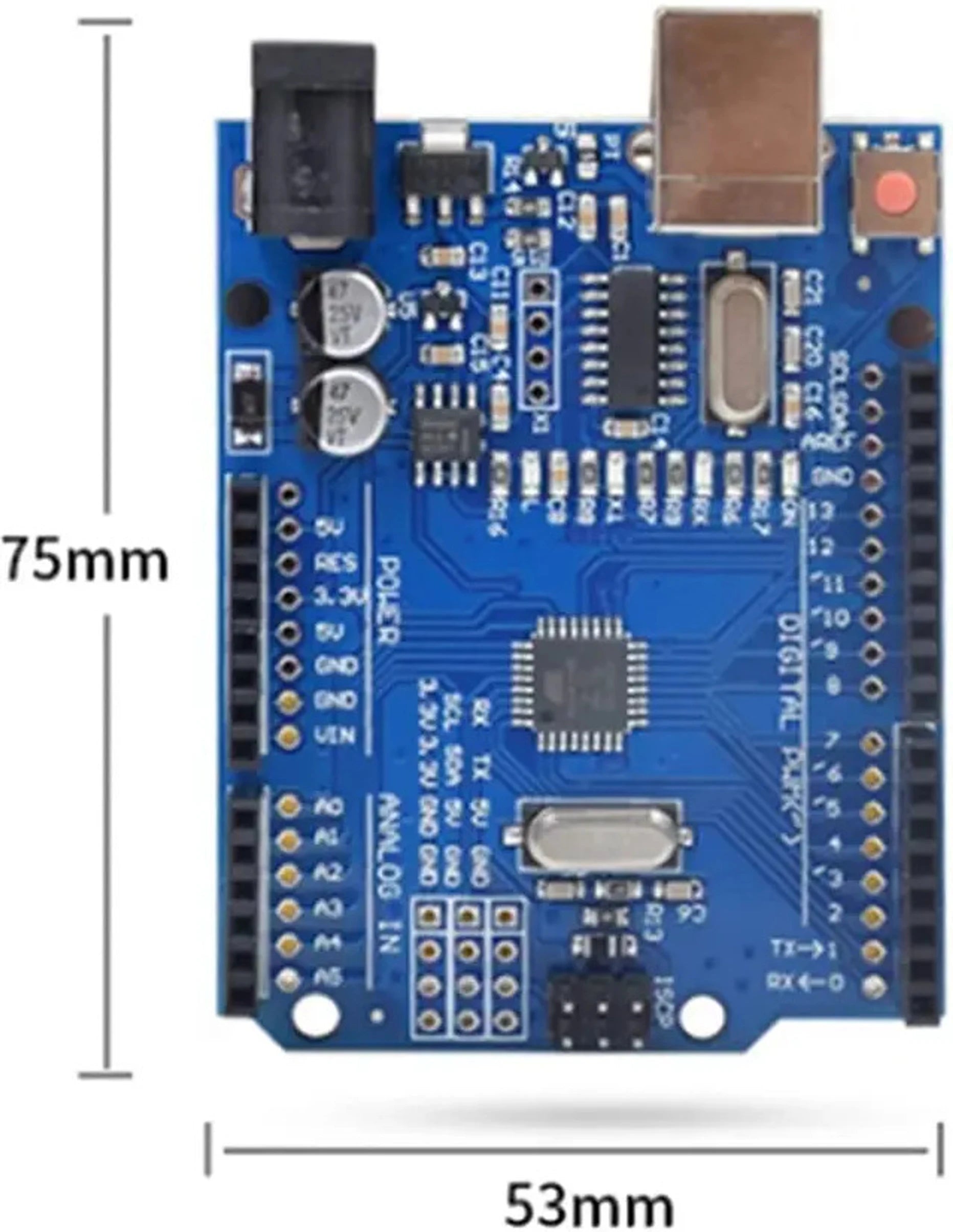 Arduino UNO R3 SMD Board with USB Cable & Rain Drop Sensor Module – Weather Monitoring Starter Kit