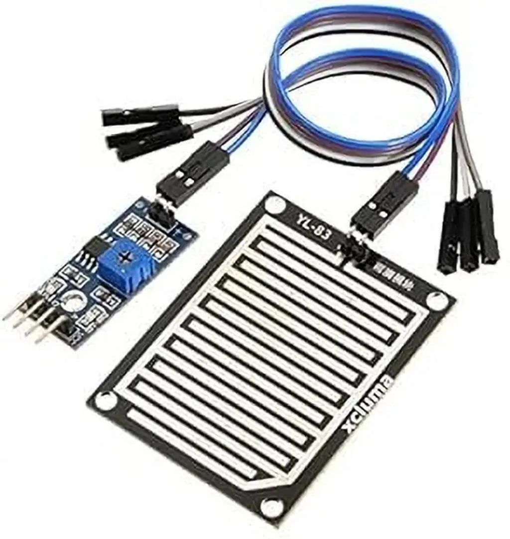 Arduino UNO R3 SMD Board with USB Cable & Rain Drop Sensor Module – Weather Monitoring Starter Kit