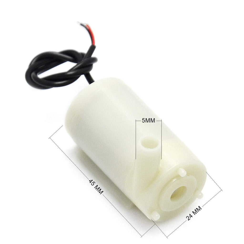 Horizontal Mute Sound Mini Submersible Pump (DC 3V–5V) – Ultra-Compact, Low-Noise Water Circulation for DIY Projects