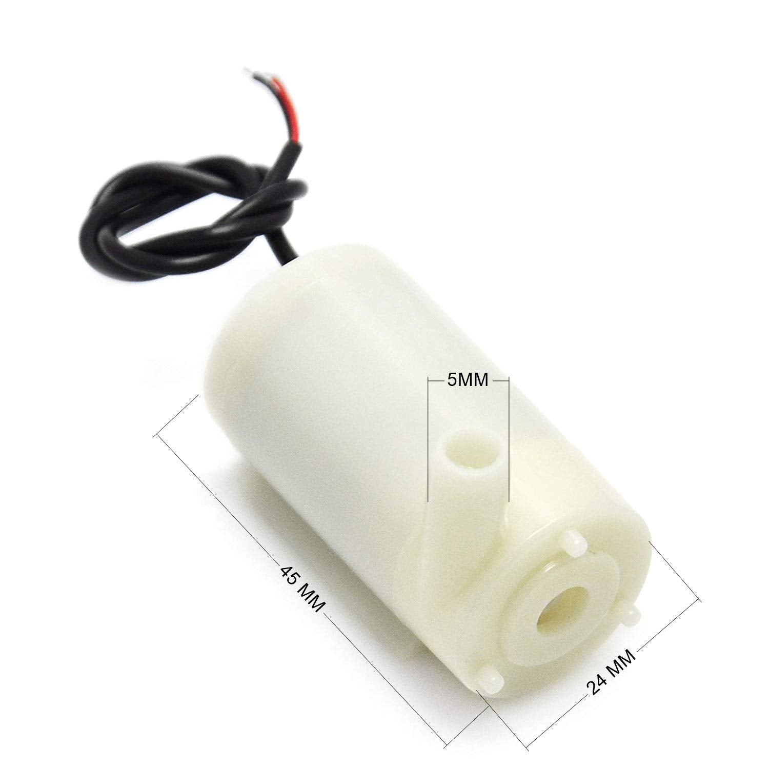 Horizontal Mute Sound Mini Submersible Pump (DC 3V–5V) – Ultra-Compact, Low-Noise Water Circulation for DIY Projects