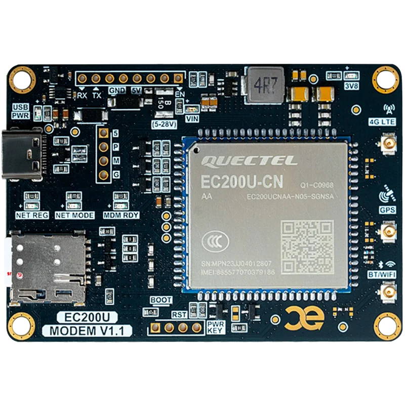 Quectel EC200U-CN 4G LTE Cat 1 Module with GNSS/GPS – LTE Cellular Communication Module for IoT & M2M