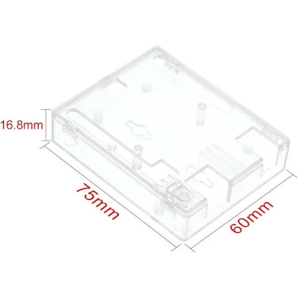 Transparent Acrylic Enclosure Case for Arduino Uno R3 SMD/DIP – Durable Protective Housing