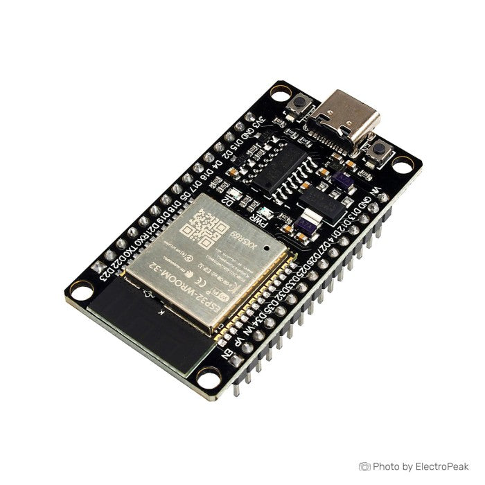 ESP32 WROOM-32 Type-C 30-Pin Dev Board – Dual-Core WiFi & Bluetooth Development Module