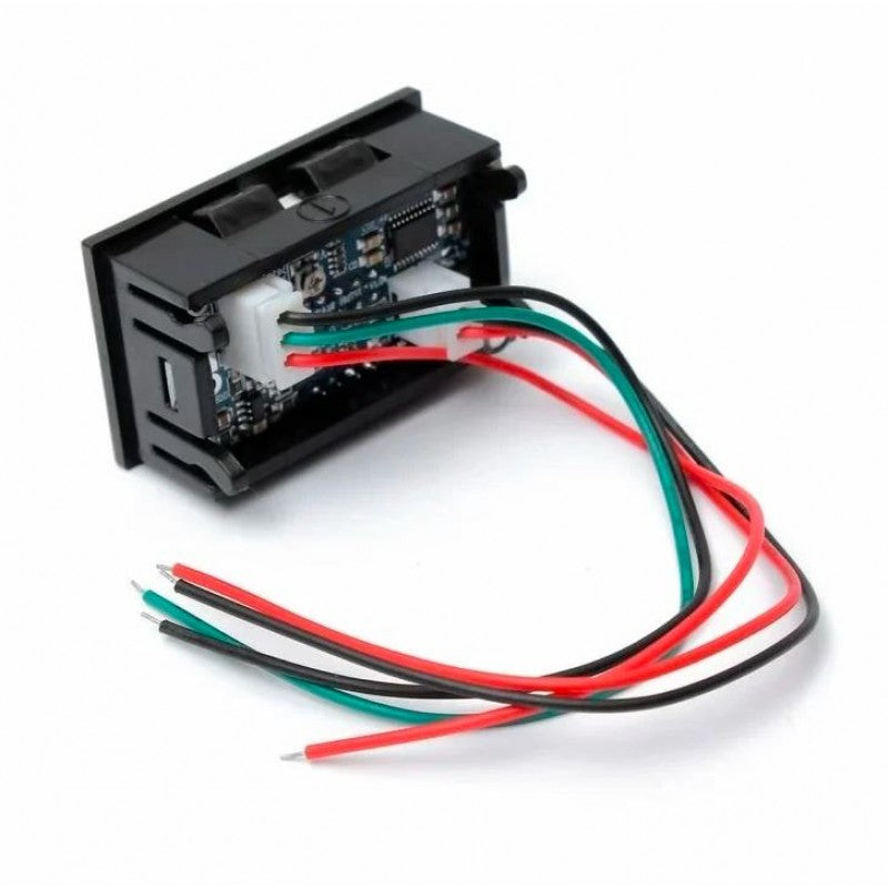 Ammeter Display Module Digital Voltmeter (0–100V) & Ammeter (10A) Dual LED Display Module – V ...